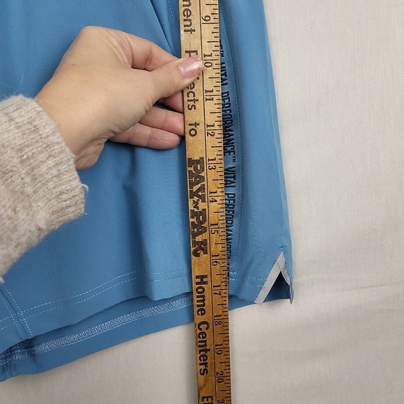 Vital Proteins Mens Sky Blue Elastic Waist Double Layer Athletic Shorts Size 2XL - Picture 9 of 9